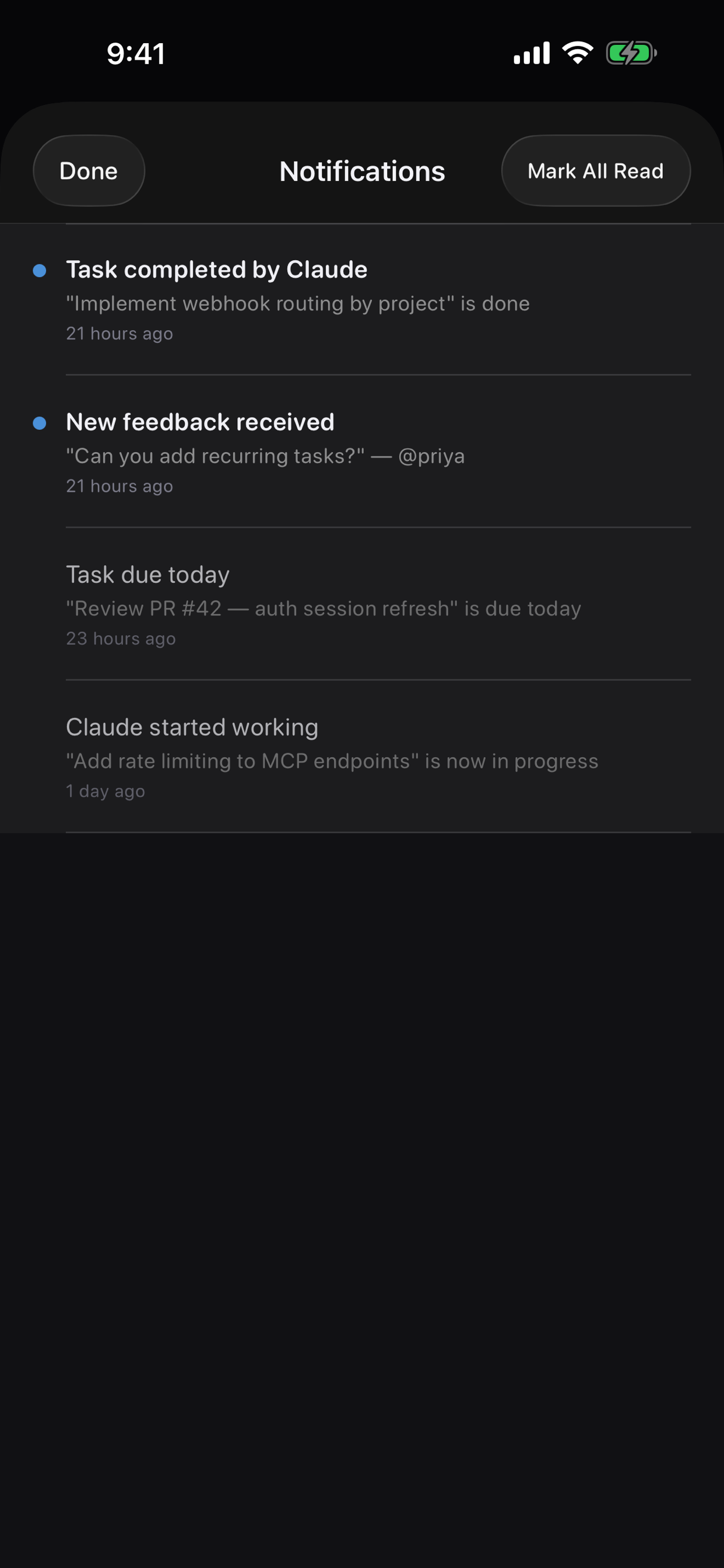 Notifications
